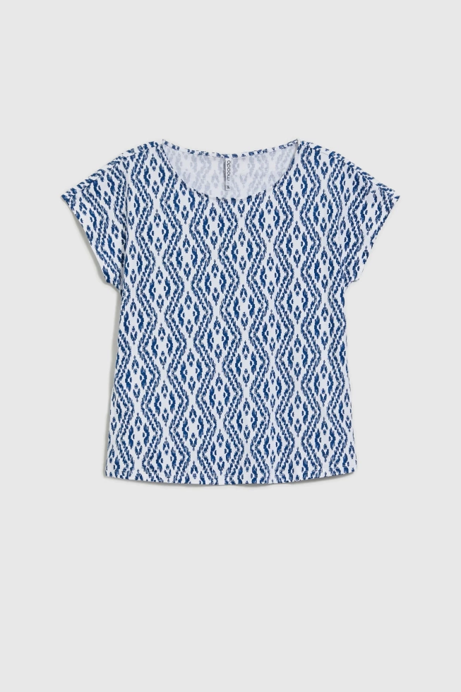 Bawełniana bluzka biała