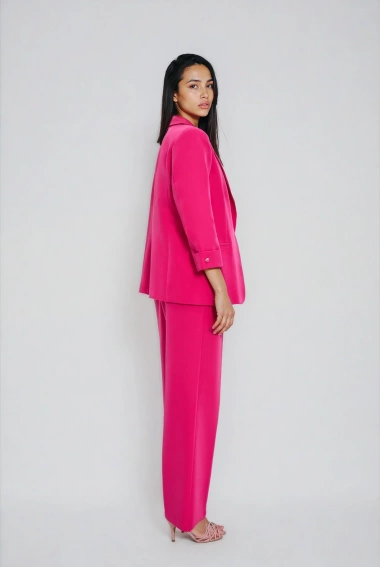 Marynarka z rękawami 3/4 fuksjowa 