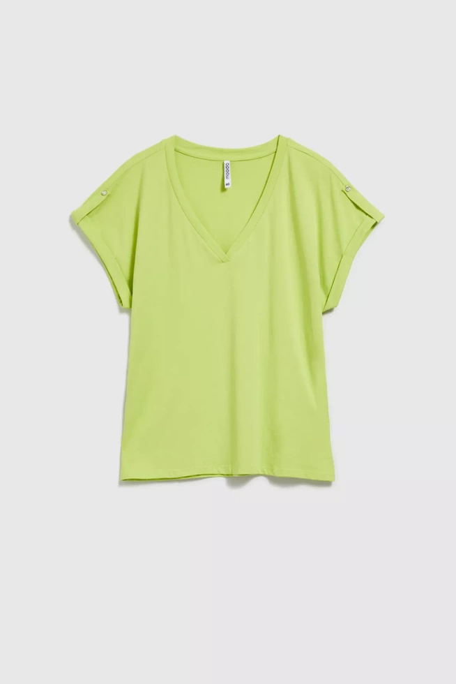 T-shirt z krótkimi rękawami zielony