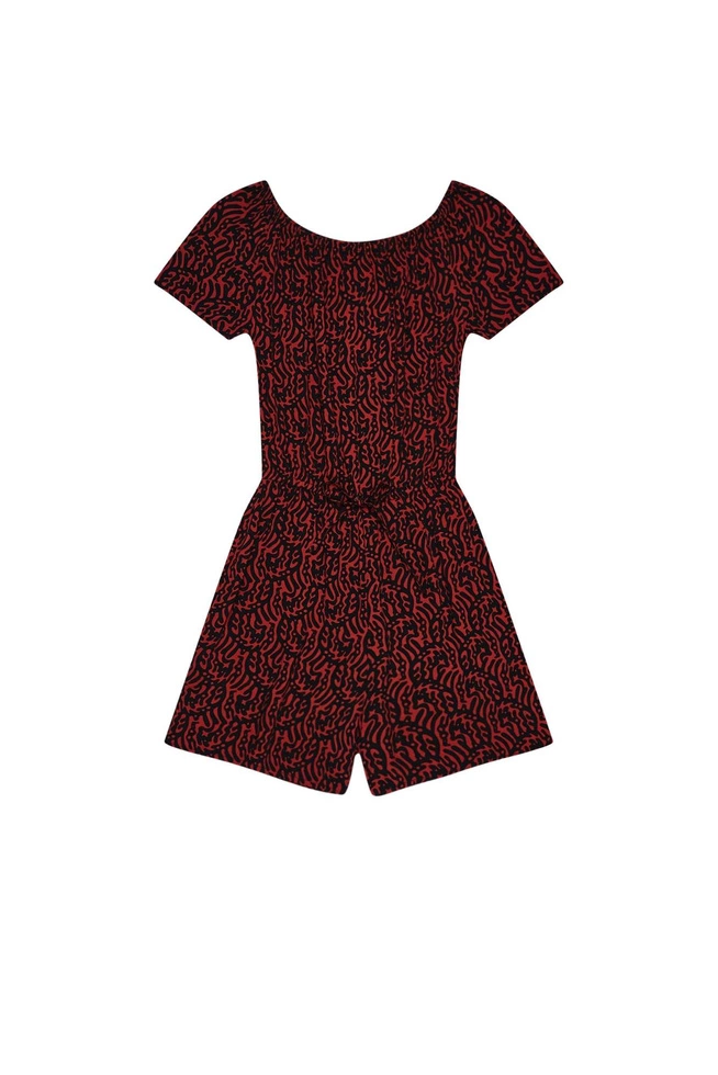 Krótki kombinezon z wiskozy