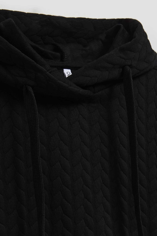 Bluza z kapturem czarna