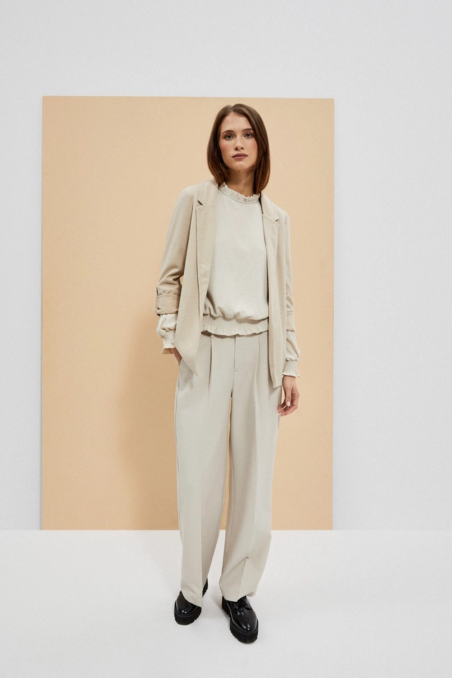 Marynarka ze strukturalnej tkaniny