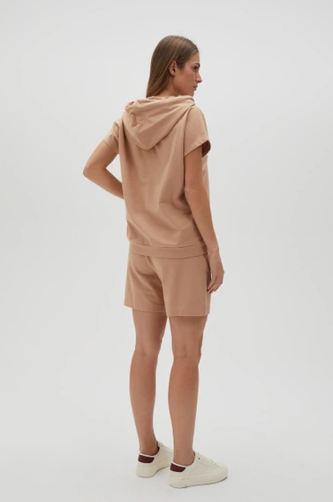 Bawełniane szorty beżowe 