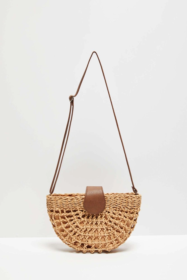 Pleciona torebka na ramię