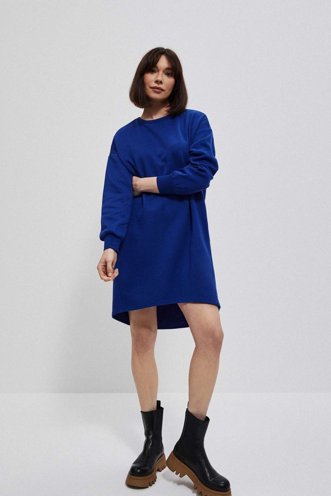 Dresowa sukienka z kieszeniami