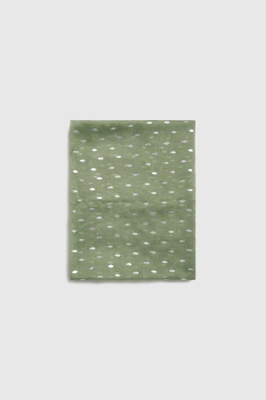 Szal z nadrukiem oliwkowy 