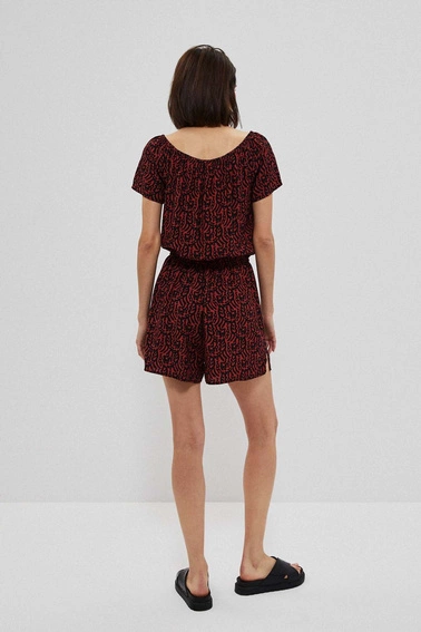 Krótki kombinezon z wiskozy