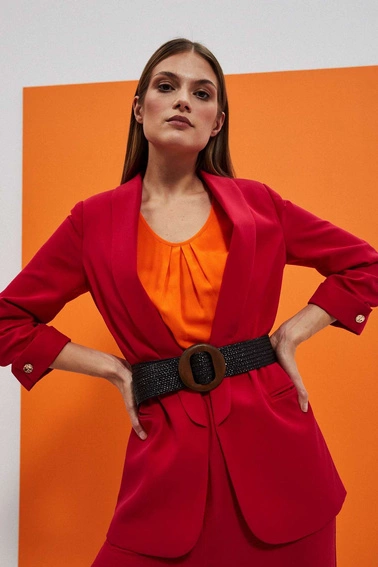 Pleciony pasek  czarny