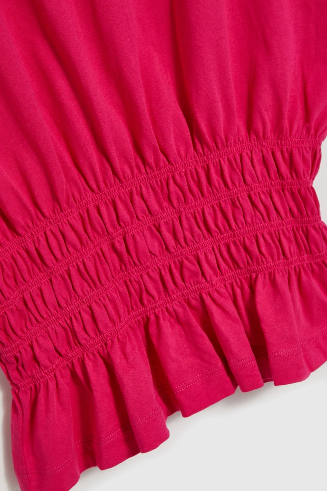 Bawełniana bluzka fuksjowa