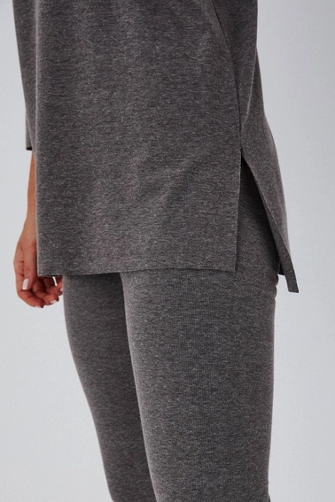 Dzianinowa bluza z golfem