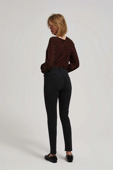 Jeansy skinny czarne