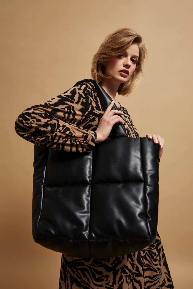 Duża pikowana torba