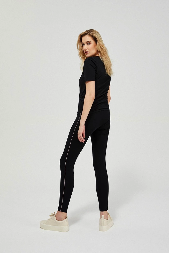 Legginsy z lampasami