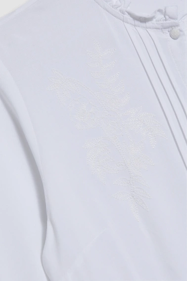 Koszula z wiskozy biała