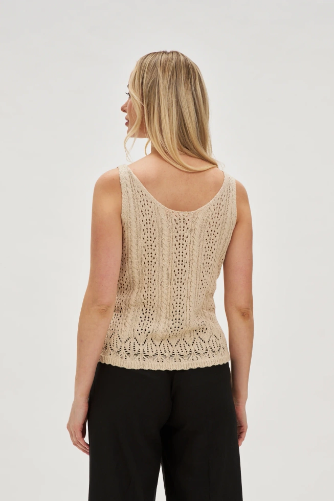 Ażurowy top