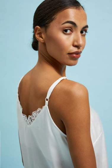 Koszula na ramiączka biała 