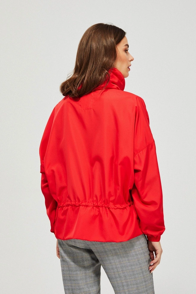 Kurtka wiatrówka z kapturem