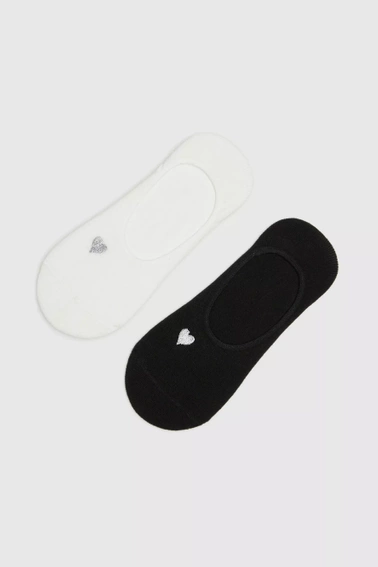 Skarpety stopki z serduszkiem 2-pack