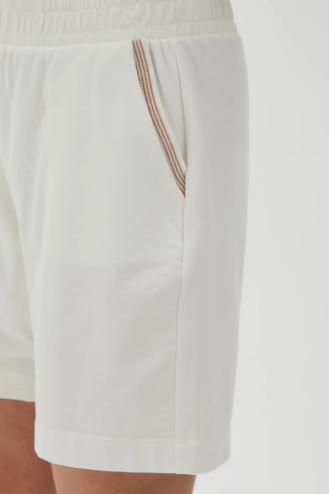 Bawełniane szorty białe