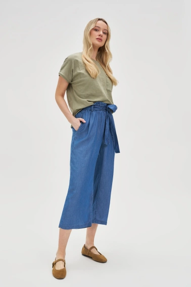 Letnie spodnie niebieskie 