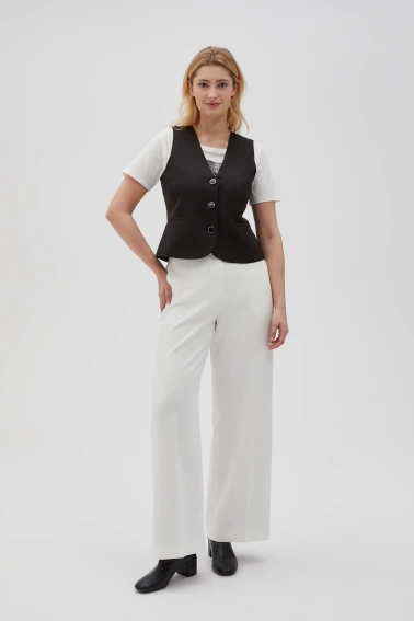 Garniturowa kamizelka czarna