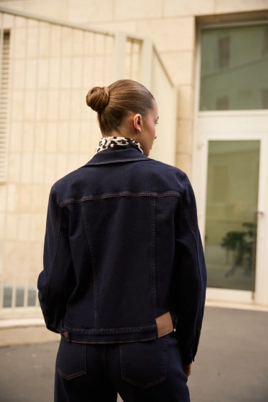 Kurtka jeansowa granatowa 