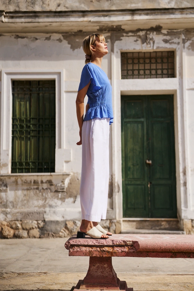 Kuloty z dodatkiem lnu białe