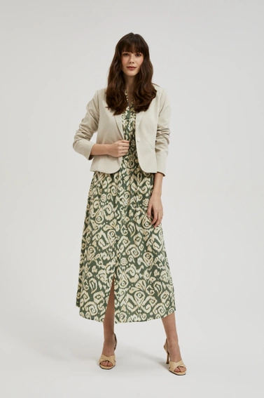 Krótka marynarka beżowa