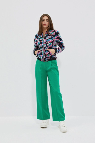 Bomberka z printem czarna