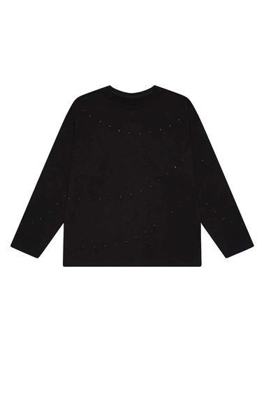 Bluza czarna z dżetami