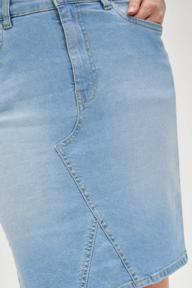 Jeansowa spódnica niebieska