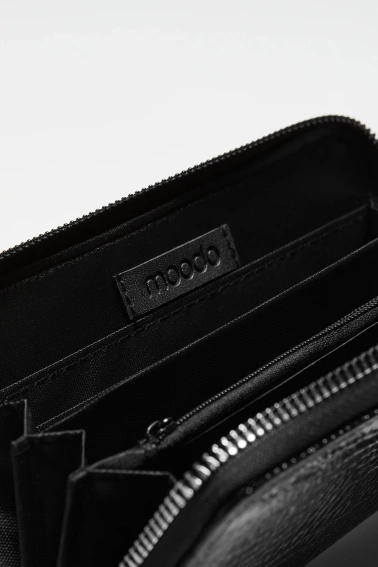 Portfel z zawieszką czarny 