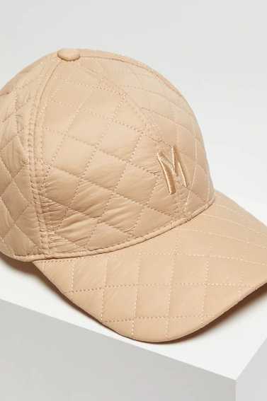 Czapka z daszkiem beżowa