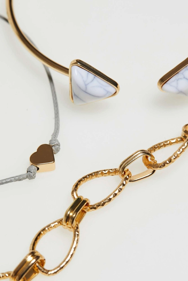 Ozdobne bransoletki - zestaw 3 sztuk