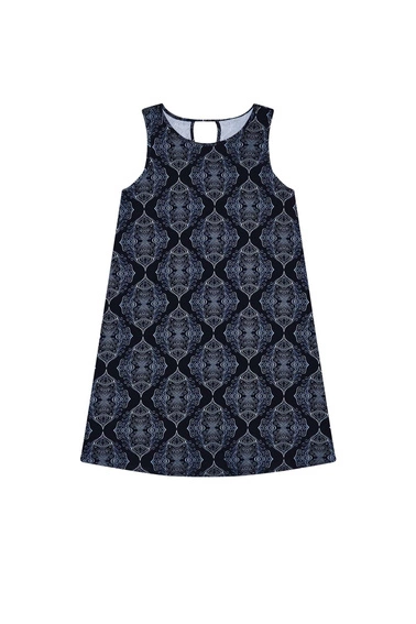 Letnia sukienka na ramiączkach granatowa