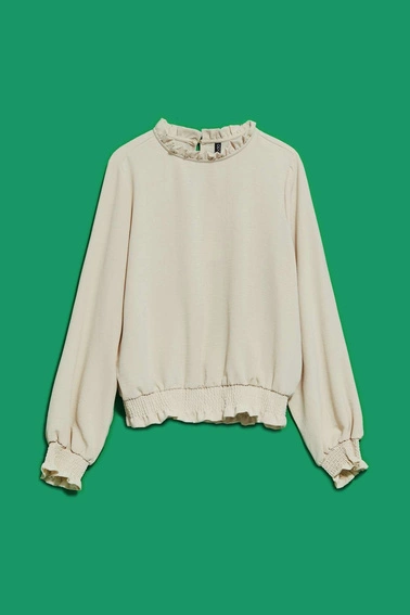 Gładka koszula piaskowa