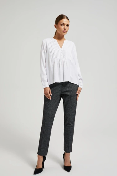 Koszula z długimi rękawami biała  