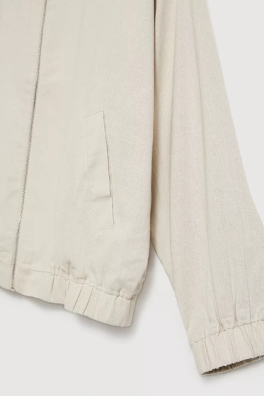 Kurtka bomberka beżowa 