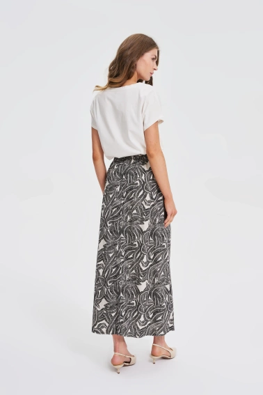 Spódnica z wiskozy czarna